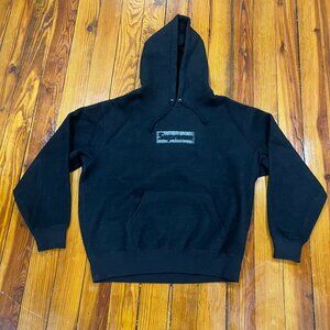 Supreme Inside Out Box Logo Hooded Sweatshirt Black Size Small SS23 NEW